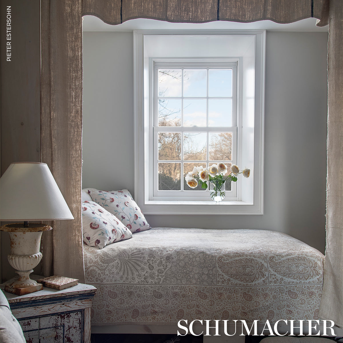 Iyla Embroidery by Schumacher Fabrics