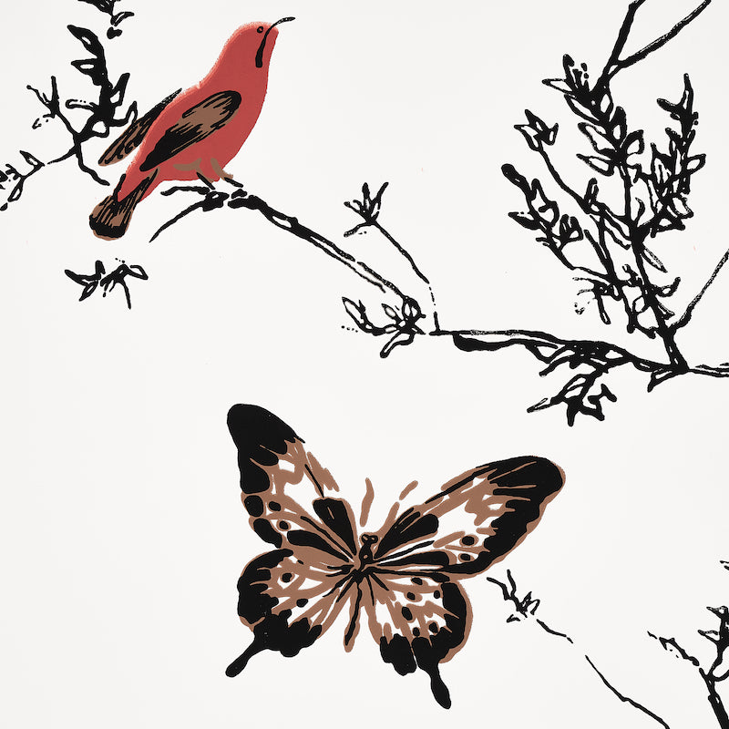 Birds & Butterflies Wallpaper by Schumacher