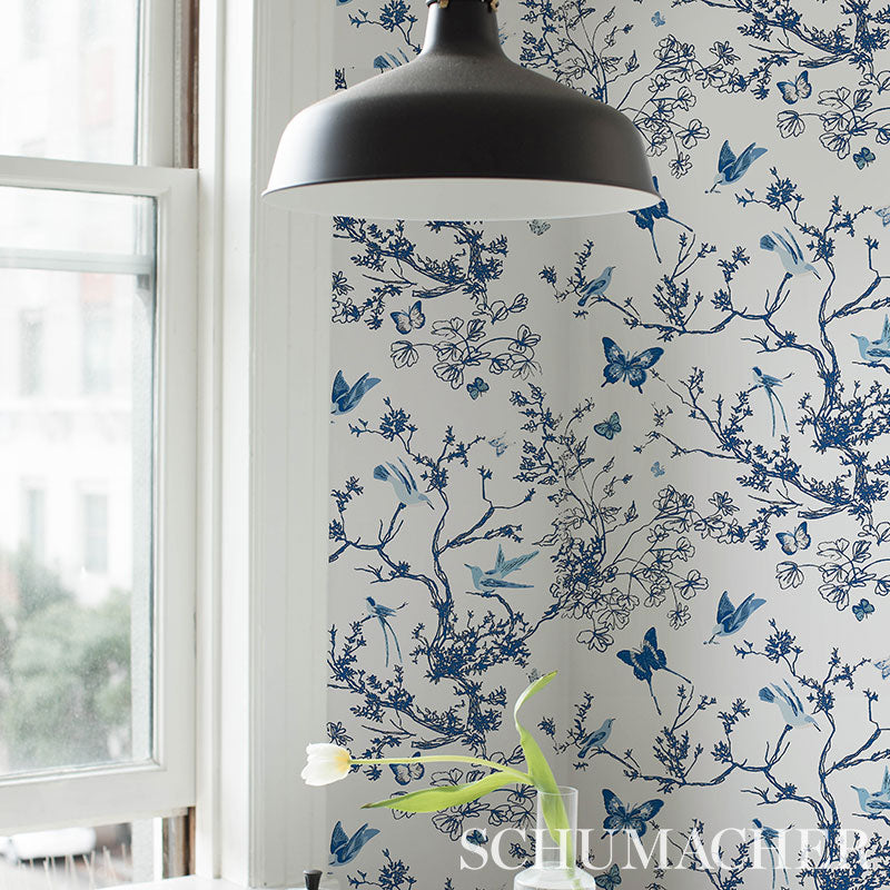 Birds & Butterflies Wallpaper by Schumacher