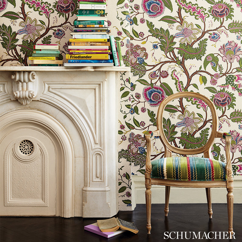 Schumacher Wallpaper Sinhala Sidewall